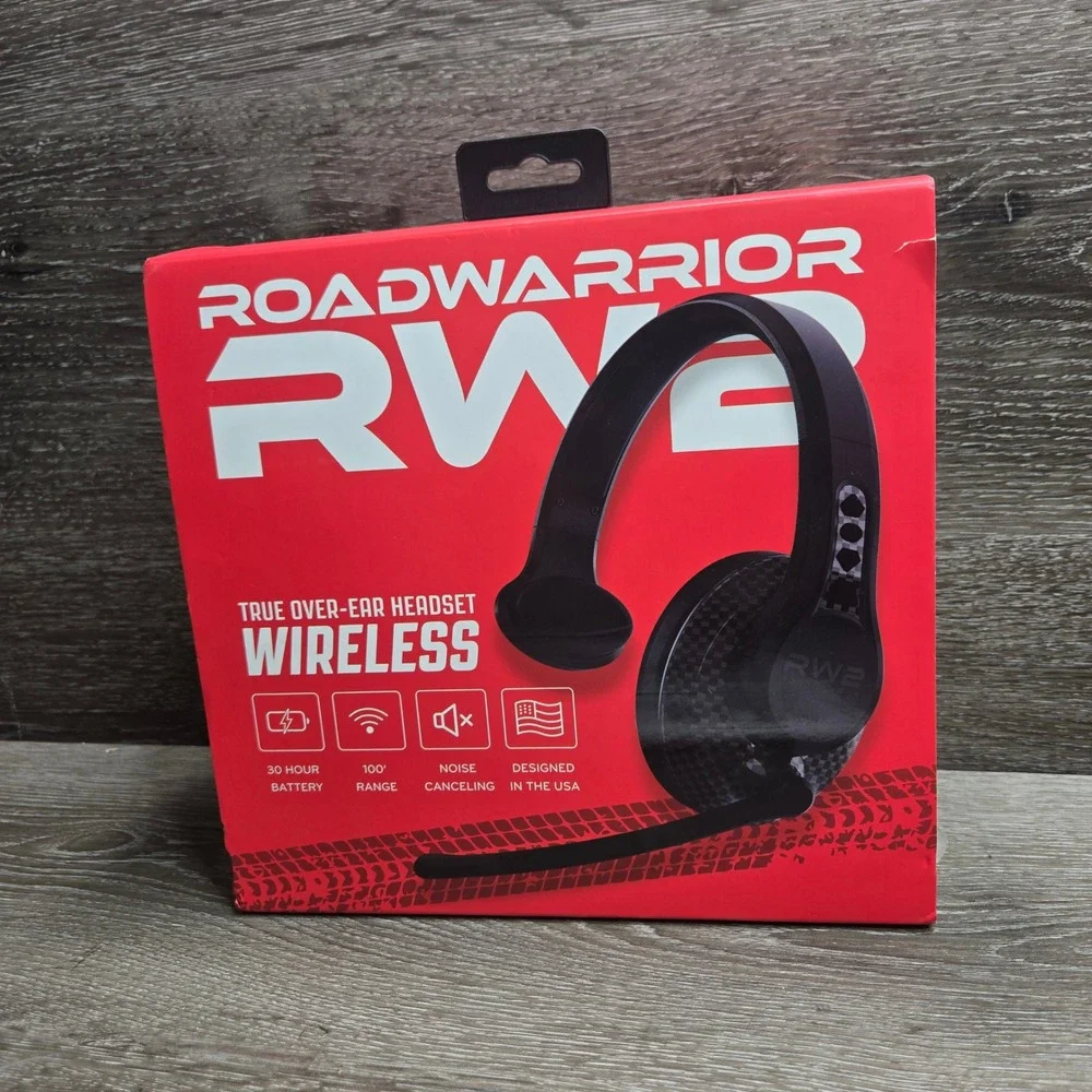 RoadWarrior RW2 Wireless Over-Ear Trucker Headset Noise Canceling Bluetooth ENC